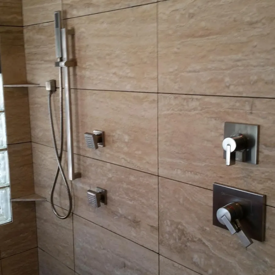 Shower fixture installation for Water Heater Replacement in Springdale